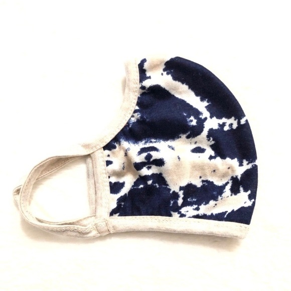 🔴 5 for $10 ONE Abstract Design Blue Cream Face Mask - Picture 1 of 7